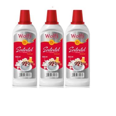 Imagem de Adoçante Eritritol Natural Liquido 100ml Wolfs, 3