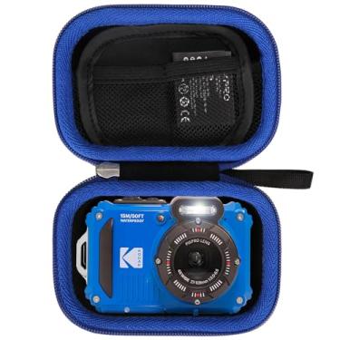 Imagem de Mchoi Estojo De Transporte Rígido À Prova D'Água Para Câmera Digital Kodak Pixpro Wpz2 Rugged, Somente, Azul