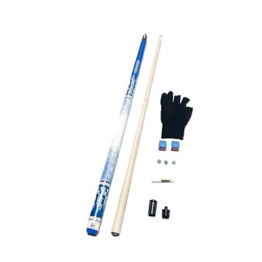 Imagem de Taco de Sinuca Profissional 1/2 Estrutura em Madeira de Bordo Canadense 147 cm (58 pol.) Cabeça 10/11.5/13 mm (C Tacos de bilhar e acessórios, 10mm)