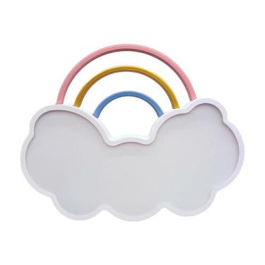 Imagem de Lustre De Led Infantil Nuvem E Arco-Íris 4000K - Nj Online