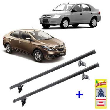 Imagem de Rack Teto Gm Prisma Sedan e Hatch 2006 Até 2015 + Cheirinho - Rack De 