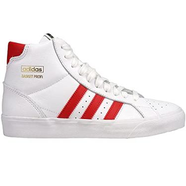 Imagem de Adidas Originals Basket Profi masculino Fw3107, White/Scarlet /Gold Metallic, 13