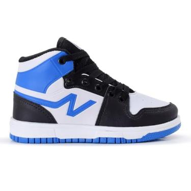 Imagem de Tênis Infantil Casual Masculino Botinha High COR:AZUL;TAMANHO:32