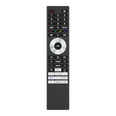 Imagem de ALLIMITY Controle remoto de substituição de voz ERF3P98 compatível com Smart TV LED 3D Hisense 75Z870NE 85Z870NE 100Z670NE 55Z870NE 65Z870NE 65X9900NE 75Z670ME(0010) 65Z670ME (00010) 65Z670ME(000ME