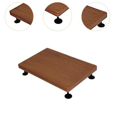 Imagem de predolo Suporte para de Estúdio, Suporte de Mesa para áudio, Suporte de Madeira Resistente E Estável para Alto-falantes de Mesa para Monitores de Estú, Yellow S
