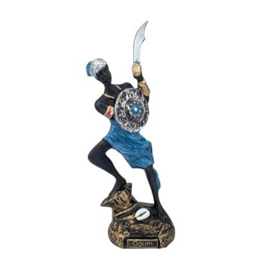Imagem de Imagem Iemanjá Iansã Oxalá obaluaê Exu pomba gira orixás diversos modelos resina 15 cm (Ogum)