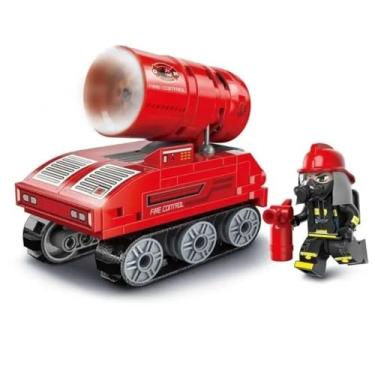 Imagem de Keepplay Bloco de Montar Set Bombeiro em Ação Mine City