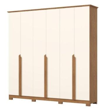 Imagem de Guarda Roupa / Roupeiro Henn D309-127 Andreas 6 Portas 6 Gavetas 230x2