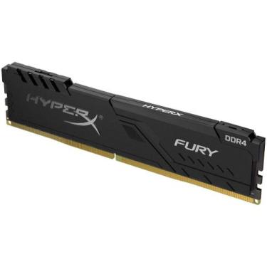 Imagem de Memória RAM 8GB DDR4 HyperX Fury - 2666Mhz com Dissipador