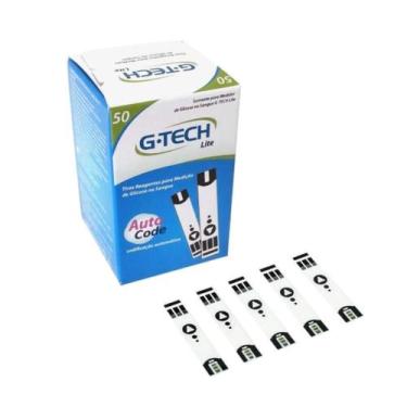 Imagem de Tiras Reagentes para Medição de Glicose no Sangue - G tech