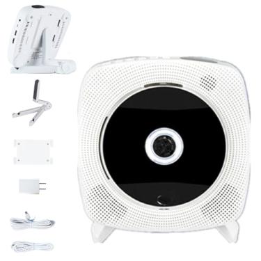 Imagem de DVD Player saída HDMI e AV para TV, Radio CD Player Portatil, Leitor de CD/DVD Externo Multifuncional, Alto-Falantes Duplos Integrados