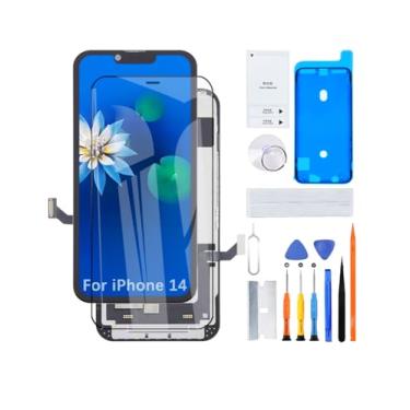 Imagem de Tela para iPhone 14 A2882 A2649 A2881 A2884 Substituição de tela LCD 3D Touch Full HD Touch Screen ID Digitalizador Montagem da moldura, adesivo à prova d'água, kits de reparo Novo