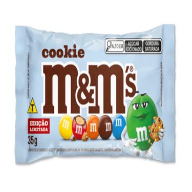 Imagem de Confeito de Chocolate ao Leite com Cookie M&M's Pacote 35g