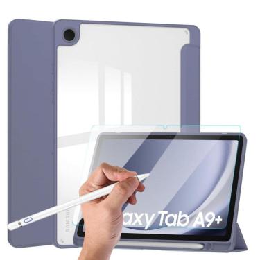 Imagem de Capa Slot + Caneta + Vidro Para Tablet Samsung A9+ 11 X210