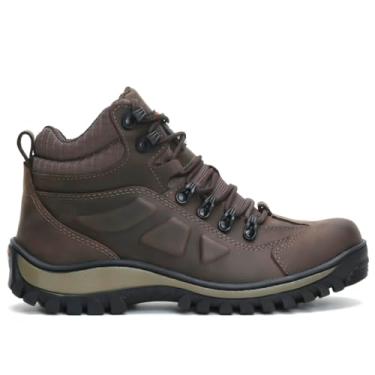 Imagem de Bota Adventure Trilha Couro Legítimo Palmilha Gel Anatômica 1901 com CA Café (Preto, BR, Adulto, Numérico, 44)