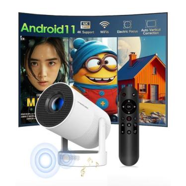 Imagem de Projetor Magcubic Mini HY300 Ultra 4K com suporte WiFi 6 Bluetooth 5.4