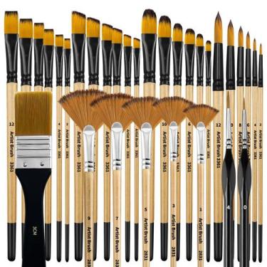 Imagem de Conjunto de pincéis Bougimal Artist Series 32 peças de nylon