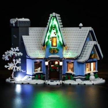 Imagem de Luz LED para Lego 10293 Santa's Visit com controle remoto - LIGHTAILIN