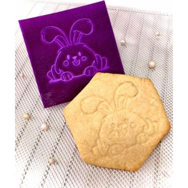 Imagem de B42 carimbo para biscoitos confeitaria artesanato Páscoa - confeitaria