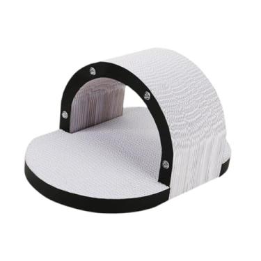 Imagem de IEUDNS Arranhador para gatos, cama de papelão, arranhadores em formato de ponte em arco, placa de arranhar estilosa para gatos pequenos, médios e grandes