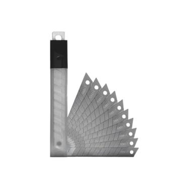 Imagem de Lâmina Para Estiletes, Jocar Office, Estreita, 9 mm, Blister com 10 Unidades