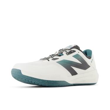 Imagem de New Balance Tênis masculino 796 V4 Hard Court, Sal marinho/novo abeto/cimento preto, 14 Wide