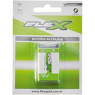 Imagem de Bateria Flex 9v Alcalina 1 Unidades