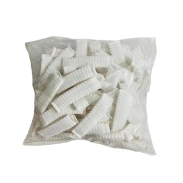 Imagem de IEUDNS Mangas de filtro de aspirador de pó não tecido, saco de pó para a maioria dos modelos, acessório leve de instalação rápida, branco ajustável, 100 Unidades