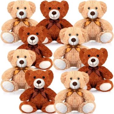 Imagem de Animais de pelúcia Hydren Bears de 14 polegadas e 9 peças de brinquedo