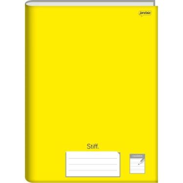 Imagem de Caderno Caligrafia Capa Dura STIFF 96 Folhas Amarelo PCT.C/05 - Jandai