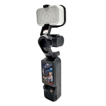 Imagem de Luz de preenchimento potente com clipe para DJI Osmo Pocket 3 com suporte