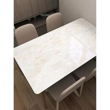 Imagem de Papel de Parede Adesivo Brilhante - 3m x 60cm, Ideal para Cozinha, Banheiro e Área de Serviço(Mármore bege 3m x 60cm,3 rolos)