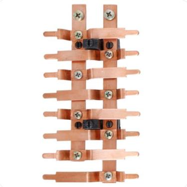 Imagem de Barramento Central Bifásico Padrão Cemar 100A para 16 Circuitos - Zath