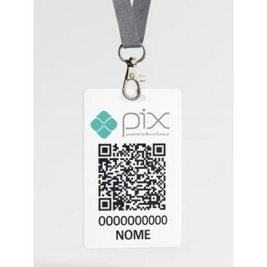 Imagem de Plaquinha Pix Crachá Personalizado - IMPORTADO
