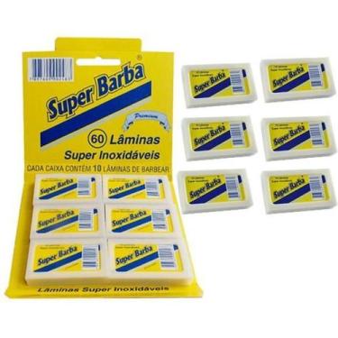 Imagem de Lâmina De Barbear Super Barba Premium 60 Unidades - Superbarba