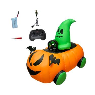 Imagem de Baoblaze Decoração inflável para quintal de Halloween, decoração inflável com LED para festival em casa e ambientes internos