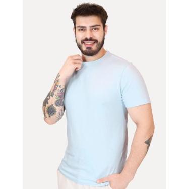 Imagem de Camiseta Aramis Masculina Basic Lisa Mono Icon Azul Topázio, M/M