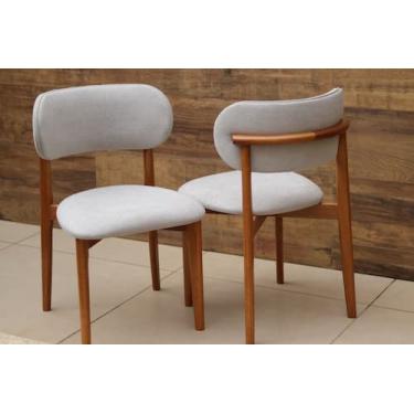 Imagem de Cadeiras para Mesa Jantar Madeira Maciça Lais Star Móveis