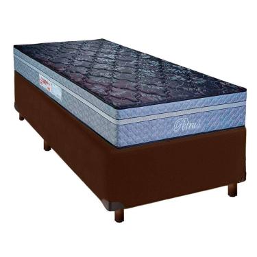 Imagem de Cama Box + Colchão Solteiro Molas Ensacadas Petrus Paropas
