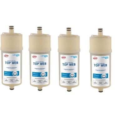Imagem de KIT 4 Refil Top Web Filtro Purificadores  Bliss e Hf By Hebe