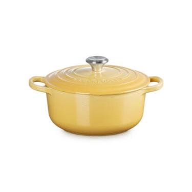 Imagem de PANELA REDONDA LE CREUSET 24CM SIGNATURE FERRO ESMALTADO CAMOMILLE 21177240074430