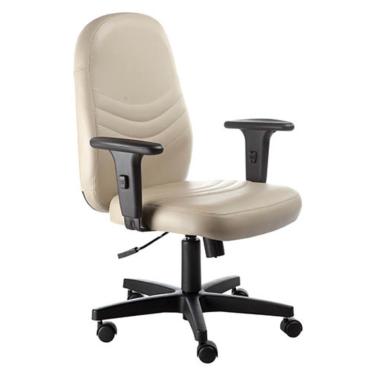 Imagem de Poltrona Diretor Giratória com Braços  Linha Veneza Cor Bege