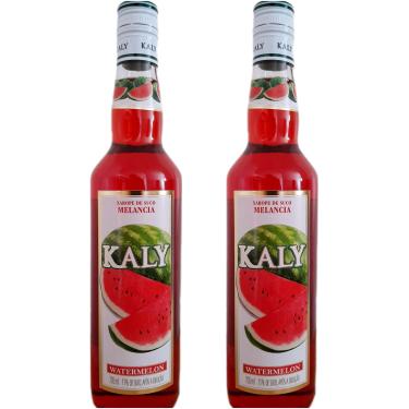 Imagem de Kit Xarope Kaly De Melancia - Watermelon 700ml 2 unidades