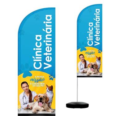 Imagem de Wind Banner Completo 2,10m Clínica Veterinária