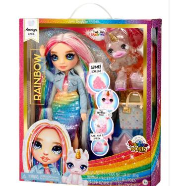 Imagem de Boneca Amaya Raine Rainbow High Com Acessórios - MGA