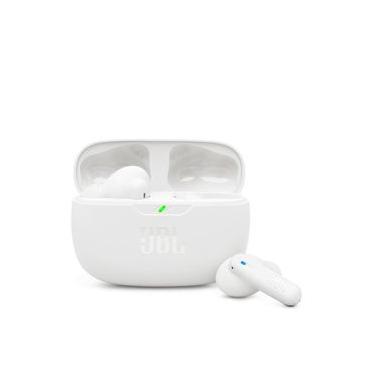 Imagem de Fone De Ouvido JBL Wave Beam Buds 2 Pure Bass Bluetooth Com Cancelamento De Ruído E Smart Ambient - Branco