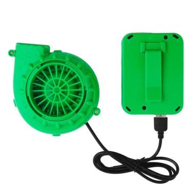 Imagem de Ventilador de fantasia inflável XIHIRCD Portable Mini Blower Green