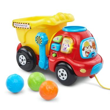 Imagem de Caminhão basculante VTech Drop and Go Yellow por 6 meses a 3 anos