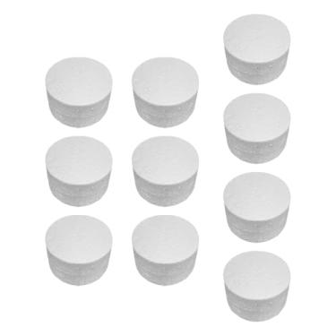 Imagem de KiBcsLic 10x Círculos de Espuma para Artesanato Ornamentos Educacionais Tubo de Espuma Pintável Leve para Arranjos de Flores para DIY Projetos Escolares, 8x4.5cm