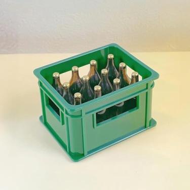 Imagem de Pacote com 2 ímãs de abridor de cerveja - Ímã de geladeira fofo com função de abridor de garrafas para cozinha, quadro branco e decoração de armários, gadget doméstico prático verde